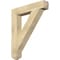 Ekena Millwork Traditional Craftsman Rough Sawn Bracket, Douglas Fir, 6"W x 36"D x 42"H BKT06X36X42TRA04RDF - alternate 1